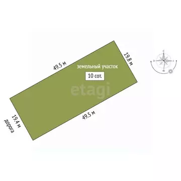 Участок в Ростовская область, Аксайский район, Ольгинское с/пос, Махин ...