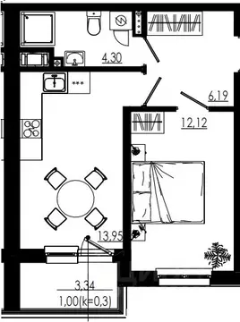 1-к кв. Ленинградская область, Тосненский район, Форносовское ...