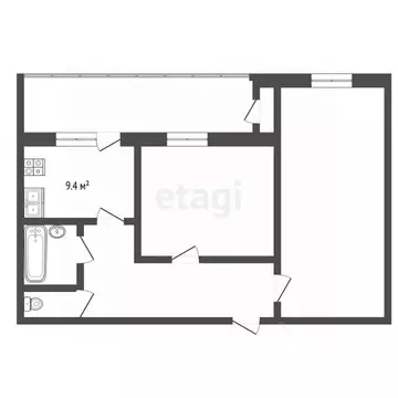 2-к кв. Вологодская область, Вологда Воркутинская ул., 17 (50.2 м)