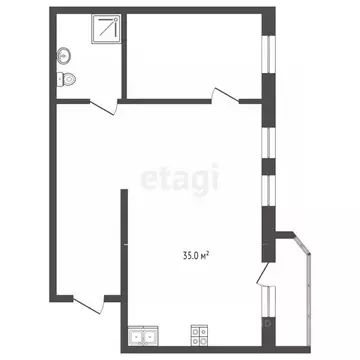 1-к кв. Вологодская область, Вологда ул. Леденцова, 11 (67.0 м)