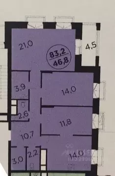 3-к кв. Московская область, Одинцовский городской округ, с. Лайково, ...