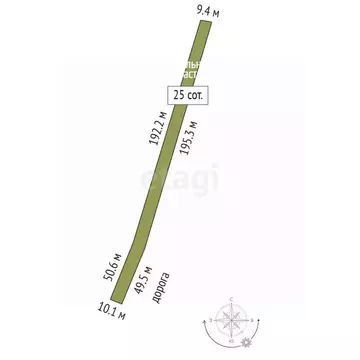 Участок в Мордовия, Ромодановский район, с. Анненково  (25.0 сот.)