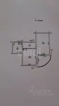 1-к кв. Воронежская область, Воронеж ул. 9 Января, 68к1 (41.0 м)