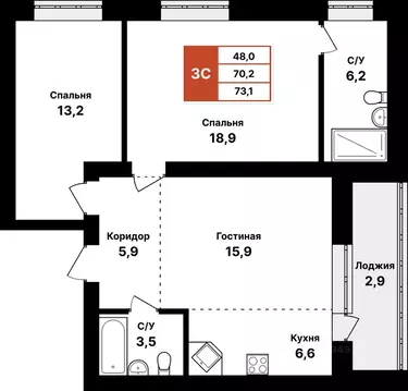 3-к кв. Башкортостан, Уфа Цветы Башкирии жилрайон, Цветы Башкирии ...