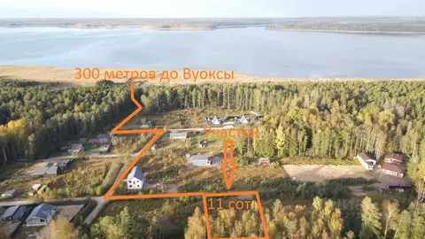 Участок в Ленинградская область, Приозерский район, Красноозерное ...