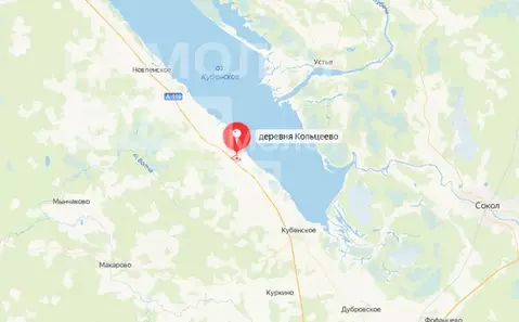 Участок в Вологодская область, д. Кольцеево пер. 1-й Дорожный, 8 ...