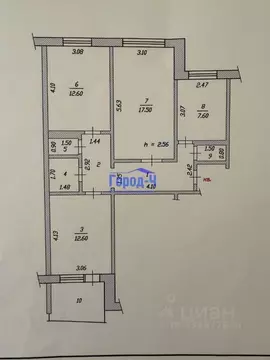 3-к кв. Чувашия, Чебоксары ул. Мичмана Павлова, 30 (71.2 м)