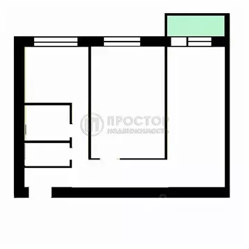 2-к кв. Московская область, Химки ул. Пожарского, 14 (42.4 м)