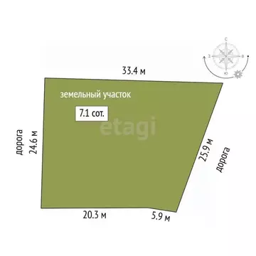 Участок в Нижегородская область, Выкса городской округ, Виля рп ул. ...