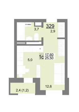 Студия Свердловская область, Екатеринбург ул. Металлургов, 63/1 (25.4 ...