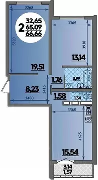 2-к кв. Краснодарский край, Новороссийск Город у Моря жилой комплекс ...