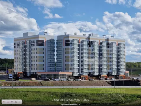 Свободной планировки кв. Чувашия, Чебоксары бул. Солнечный, 38 (59.1 ...