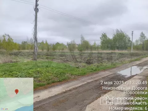 Участок в Рязанская область, Рыбновский муниципальный округ, с. ...