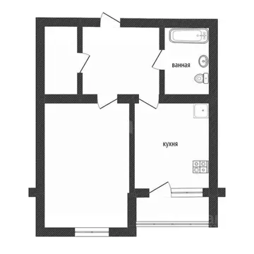 1-к кв. Белгородская область, Белгородский район, Дубовское с/пос, ...