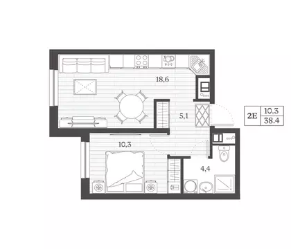 1-к кв. Дагестан, Дербент ул. Сальмана (38.4 м)