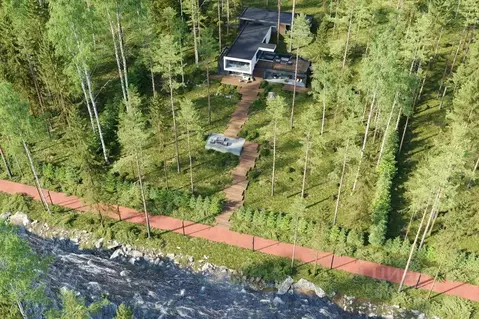 Дом в Ленинградская область, Выборгский район, Первомайское с/пос, ...