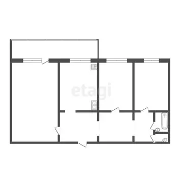 3-к кв. Смоленская область, Смоленск Автозаводская ул., 54 (67.7 м)