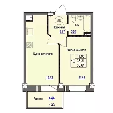 1-к кв. Псковская область, Псковский район, Завеличенская волость, д. ...