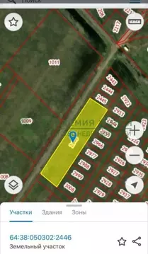 Участок в Саратовская область, Энгельсский район, Красноярское ...