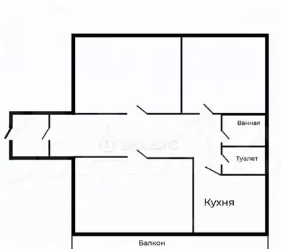 3-к кв. Ярославская область, Ярославль просп. Машиностроителей, 3 ...