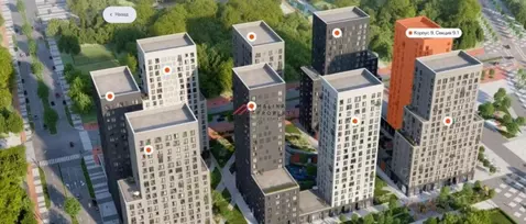 Торговая площадь в Москва 3-я оч., Шагал жилой комплекс, к9 (732 м)