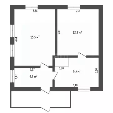 Дом в Амурская область, Благовещенский район, с. Чигири Первомайская ...