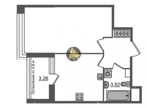 1-комнатная квартира: Санкт-Петербург, 1-й Предпортовый проезд, 1 ...