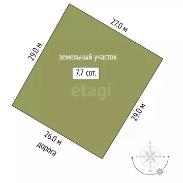 Участок в Тюменская область, Тюмень Автоприбор-2 СНТ, ул. Грушевая ...