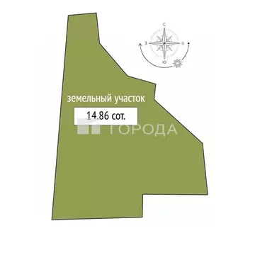 Участок в Алтайский край, Барнаул  (14.86 сот.)