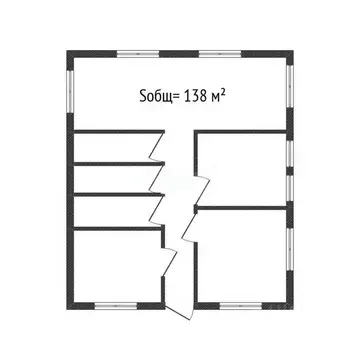 Дом в Брянская область, Брянский район, Снежское с/пос, пос. Верный ...