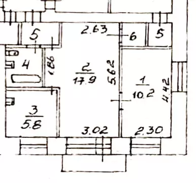 2-к кв. Пермский край, Пермь ул. Крупской, 29 (40.4 м)