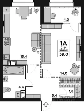Свободной планировки кв. Волгоградская область, Волгоград Жилгородок ...