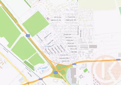 Участок в Крым, Симферопольский район, Молодежное пгт ул. Земляничная, ...