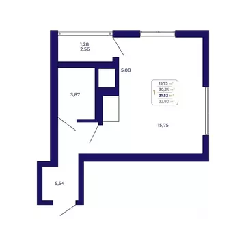 1-к кв. Башкортостан, Уфа Затон-Восточный жилрайон, Паруса жилой ...