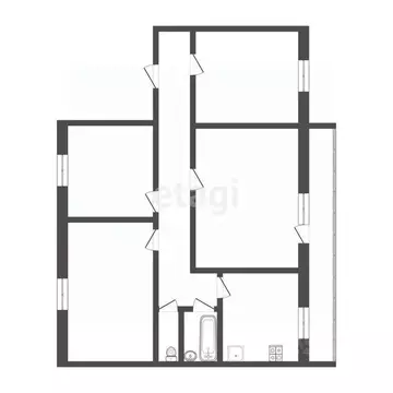 4-к кв. Смоленская область, Смоленск ул. Черняховского, 44 (80.0 м)