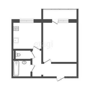 1-к кв. Мордовия, Саранск Солнечная ул., 7к1 (37.0 м)