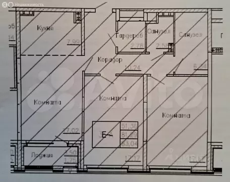 2-комнатная квартира: Воронеж, Московский проспект, 132 (83 м)