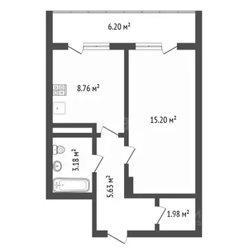 1-к кв. Воронежская область, Воронеж ул. Максима Горького, 49 (36.0 м)