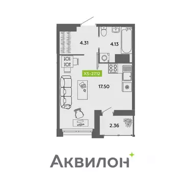 Студия Архангельская область, Архангельск  (27.12 м)