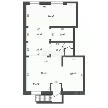 Торговая площадь в Тюменская область, Тюмень ул. Орджоникидзе, 18 (135 ...