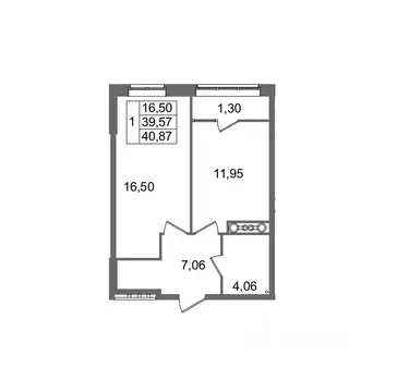 1-к кв. Волгоградская область, Волгоград Логовская ул. (40.87 м)