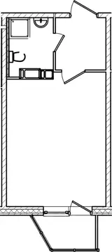 1-к кв. Ленинградская область, Мурино Всеволожский район, ул. Шоссе в ...