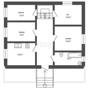 Дом в Башкортостан, Стерлитамакский район, Казадаевский сельсовет, ...