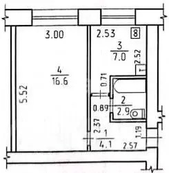 1-к кв. Удмуртия, Ижевск Автозаводская ул., 6 (30.6 м)