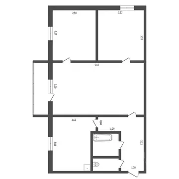 3-к кв. Амурская область, Ивановский муниципальный округ, с. Березовка ...