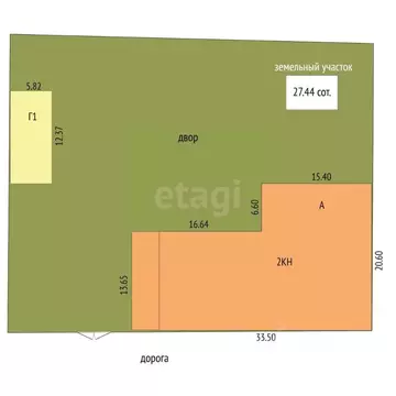 Дом в Ярославская область, Данилов ул. Володарского, 65 (845 м)