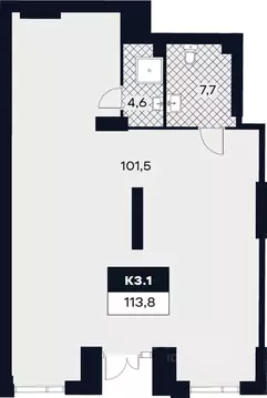 Торговая площадь в Москва Лодочная ул., 27К2 (114 м)