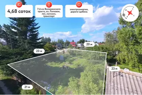Участок в Тюменская область, Тюмень Бирюсинка СНТ, ул. Садовая, 54 ...