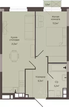 1-к кв. Нижегородская область, Нижний Новгород Соцгород жилрайон, 1-й ...