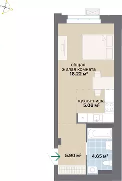 Студия Свердловская область, Екатеринбург Южный жилрайон, Лайв жилой ...